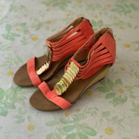 Pointure 37,5 - Sandales corail - Wilady