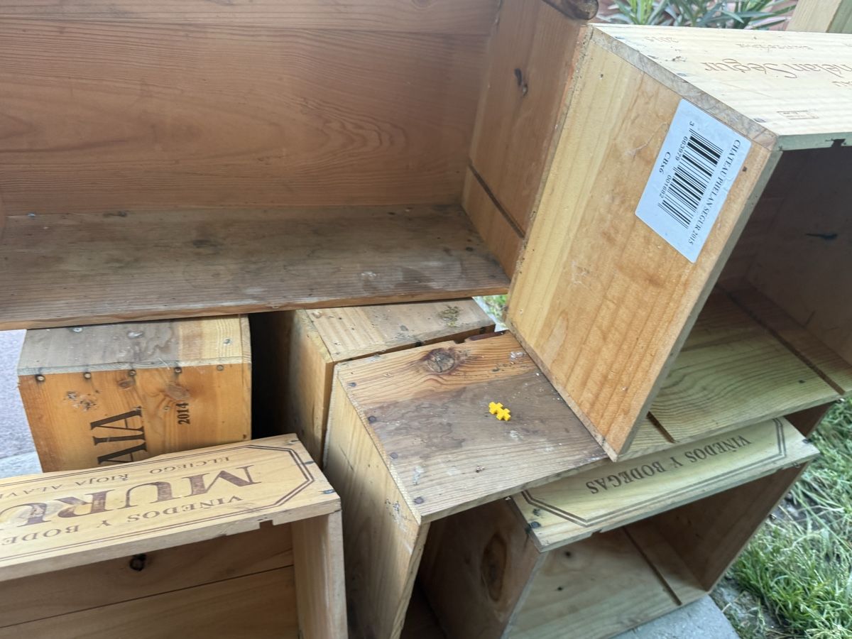 Casse di trasporto: Wein Kiste Vintage Dekoration – Usato da Benglen venduto da Shamily 3