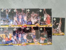 Lot NBA Upper deck 1998 Flash Stats 9 cartes