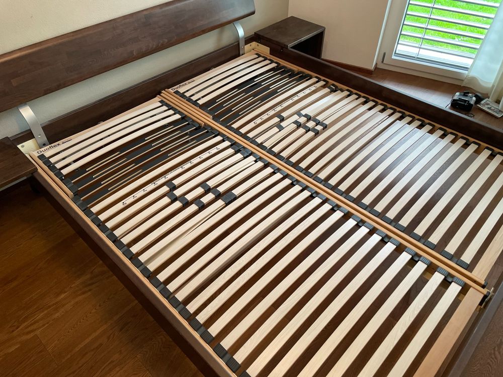 Superba (Duoflex) zwei Lattenroste (90x210) plus Bett Kaufen auf Ricardo