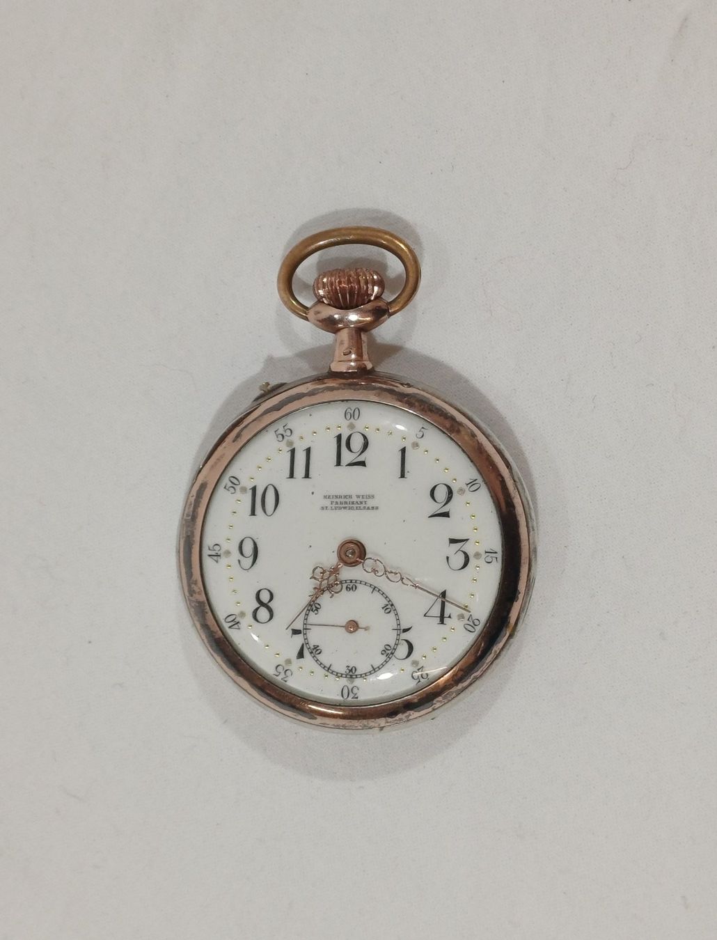 Orologi: Heinrich Weiss Taschenuhr – Difettoso da Luzern venduto da IG_Arbeit