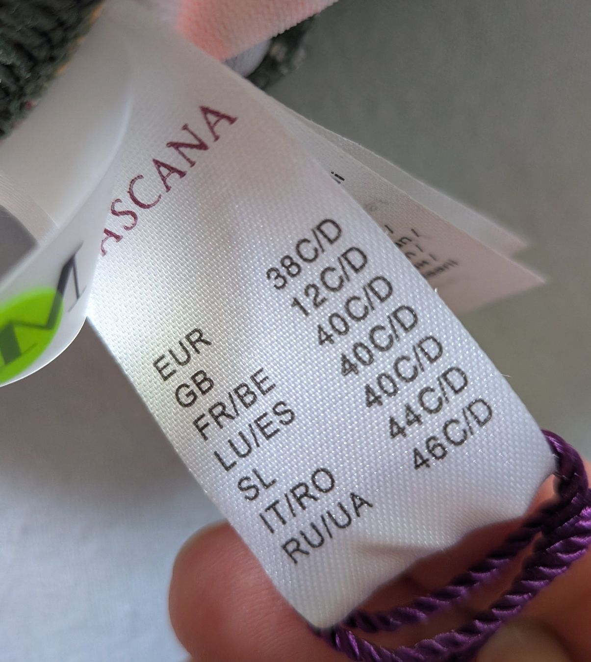 Costumi da bagno & Bikini: Bikinioberteil – Nuovo e nell'imballaggio originale da Zuerich venduto da Jme_zdk8 2