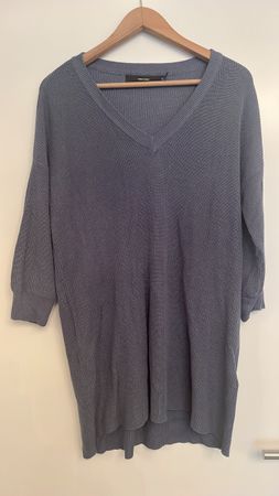 Damen Pullover Vero Moda blau V-Ausschnitt neuwertig
