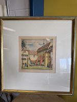 Niklaus Stoecklin Farb-Lithographie Basel 62/100 handsignier