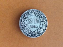 2 francs  1894  Belle et Rare