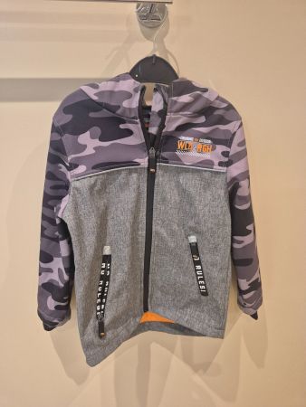 Kapuzenjacke grau, Gr. 110
