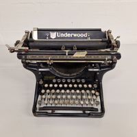 Antike Underwood Schreibmaschine, Vintage, Gut Zustand