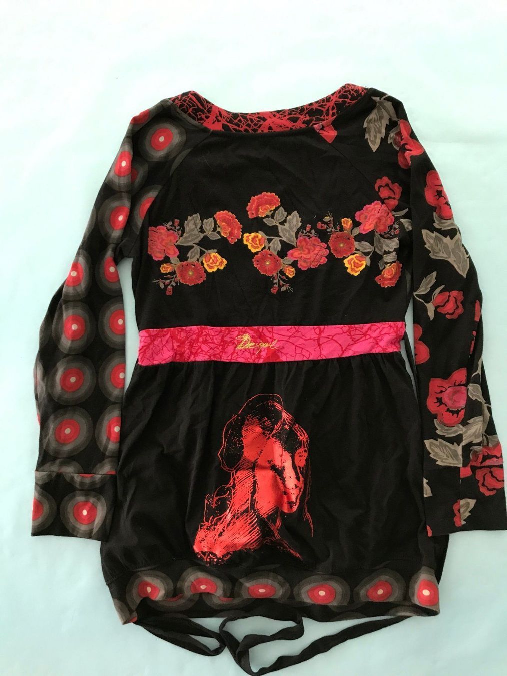Desigual Tuniche: Desigual Damen-Tunika gemustert – Usato da Langnau am Albis venduto da cre_tr6k 1