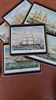 6 sets de table vintage motif bateaux