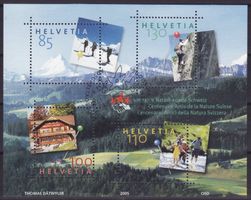 Block SBK-Nr. 1172 (100 Jahre Naturfreunde 2005) ET-Stempel