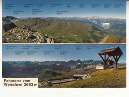 Weisshorn Panorama ca. 1970