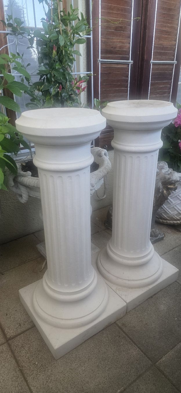 Tutte le decorazioni: 2 weisse Garten Säulen – Usato da Kaufdorf venduto da Nati-Nati 1