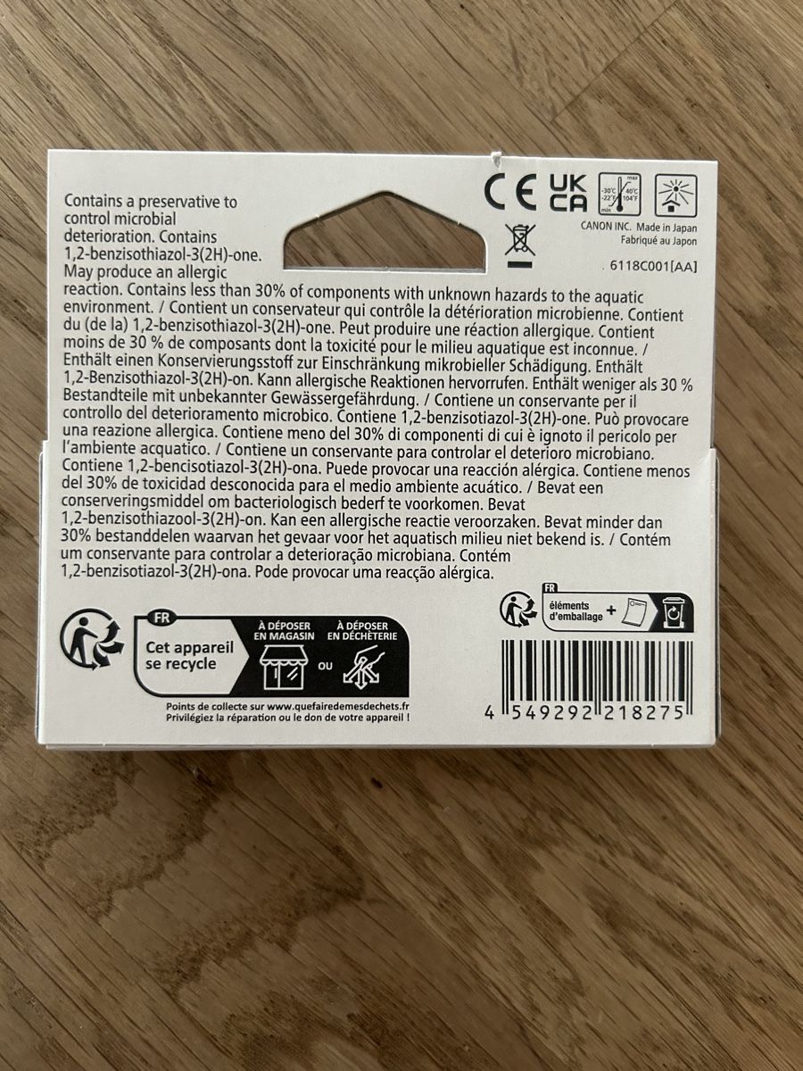 Canon Druckerpatronen & Toner: Canon Tintenpatrone NEU! – Neu und originalverpackt aus Vilters von Nohausi77 1