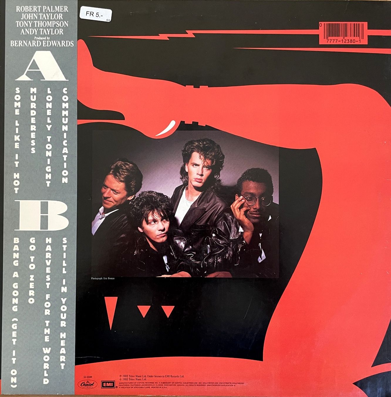 Dischi in vinile: The Power Station - Same - Top Zustand! – Usato da Savagnier venduto da Ne2065 1