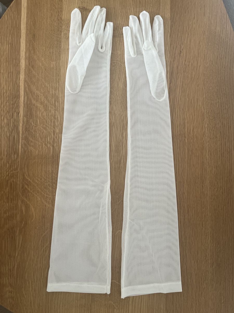 Guanti & manicotti: Lange Hochzeit Handschuhe – Nuovo e nell'imballaggio originale da Zürich venduto da Monikauscimiak 2