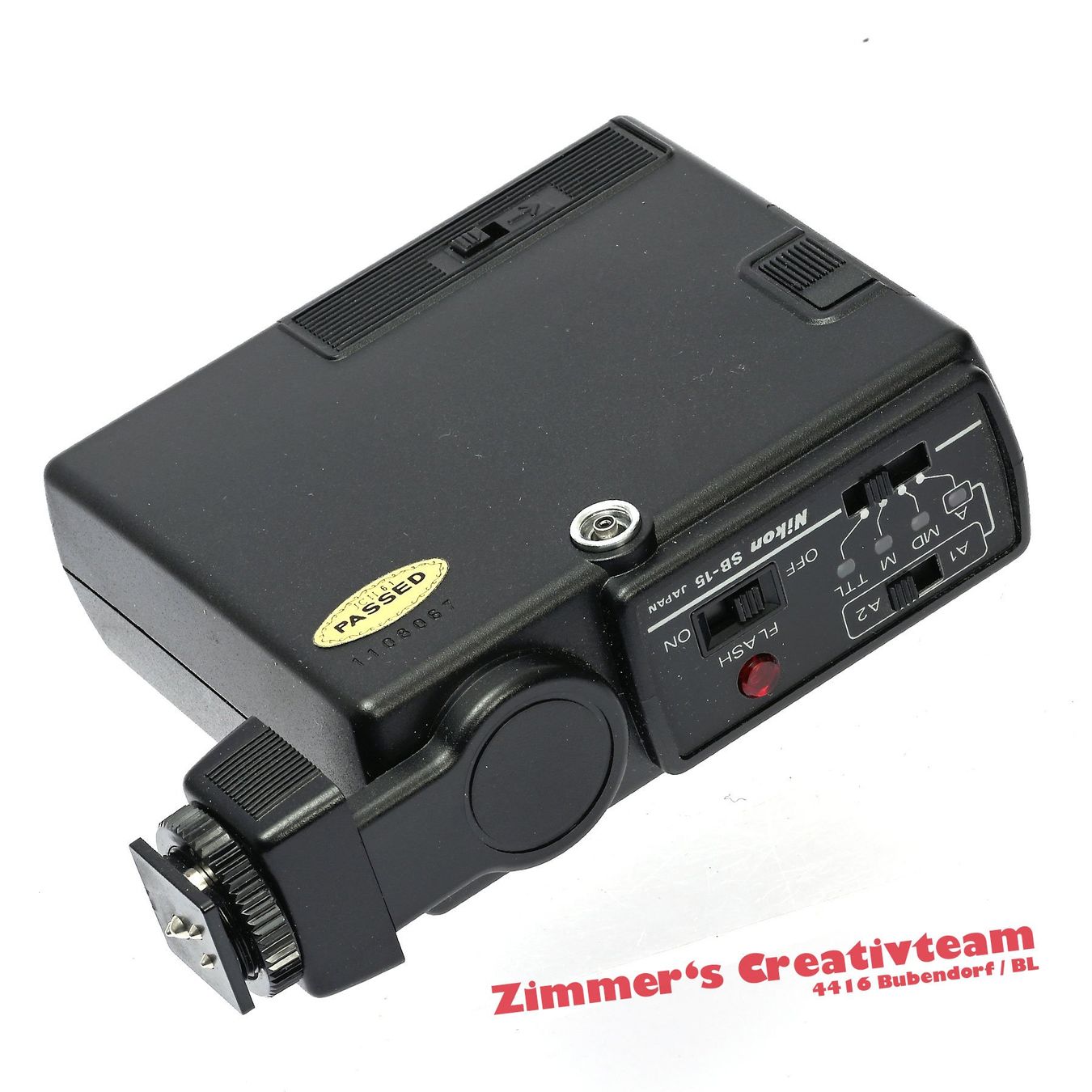 Nikon Flash: NIKON Blitzgerät SB-15 mit Beutel + Anleitung – Usato da Bubendorf venduto da zimmers_creativteam 1