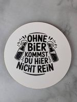 Untersetzer mit Bier Spruch