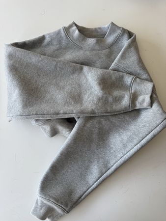 Grey Cropped Jumper