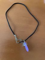 Damen Mädchen Unisex Halskette mit Anhänger Edelstein