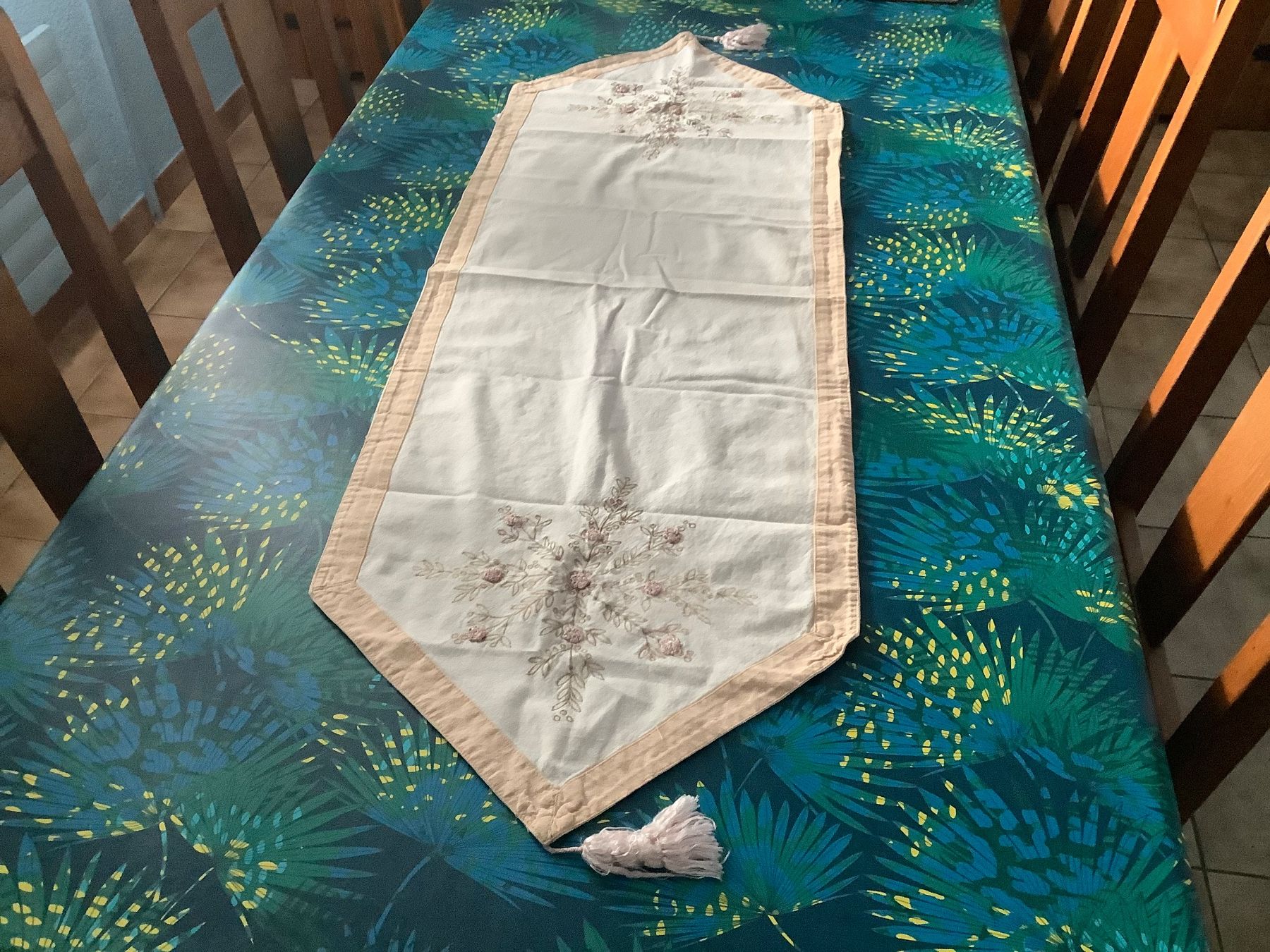 Sonstige Tischwäsche: Chemin de table - 100 % coton – Gebraucht aus Le Lignon von Gwen77