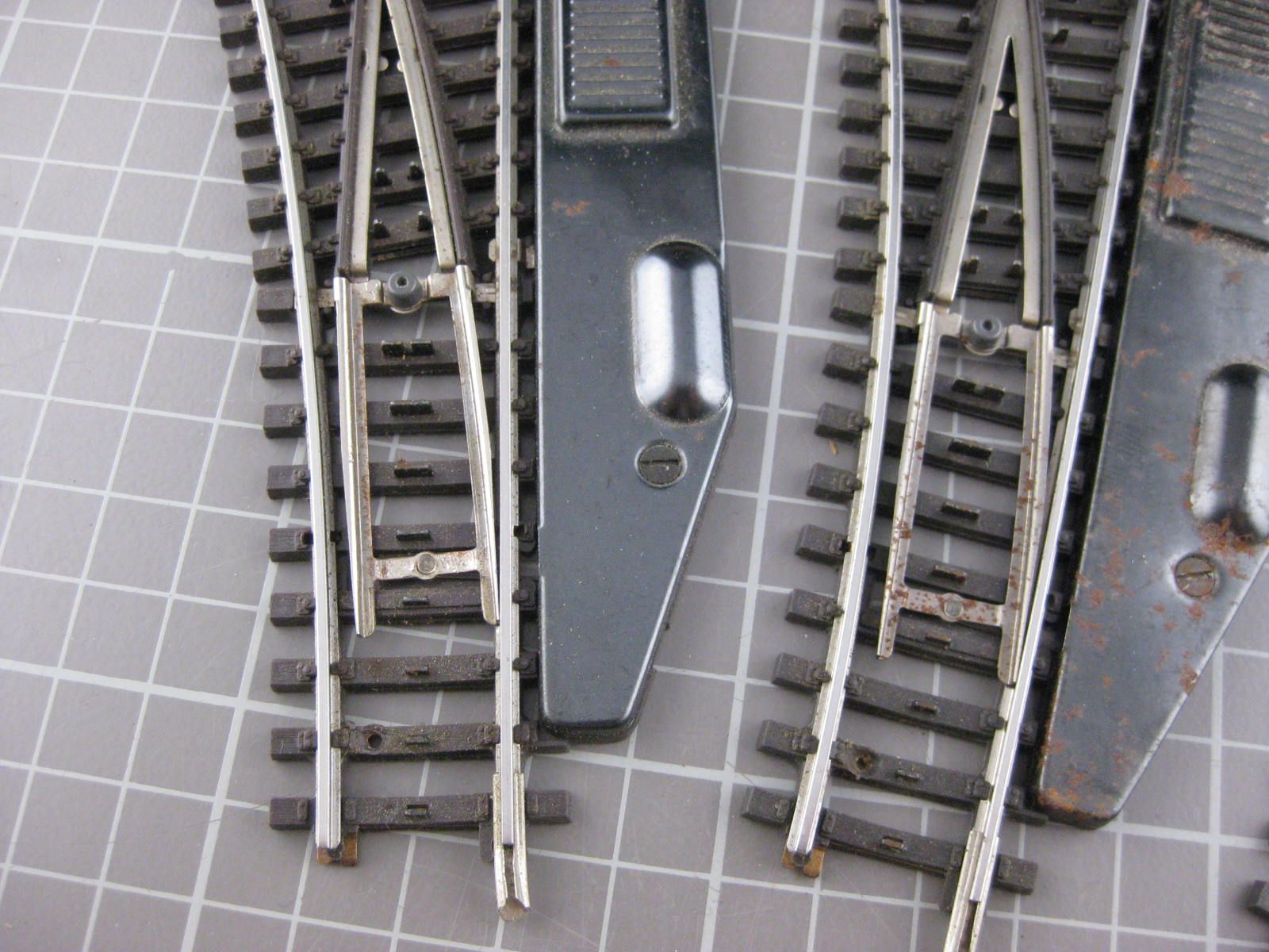 Märklin Modellini di ferrovie: Märklin K-Gleis 3x Handweiche links – Usato da Malters venduto da Marosko 2