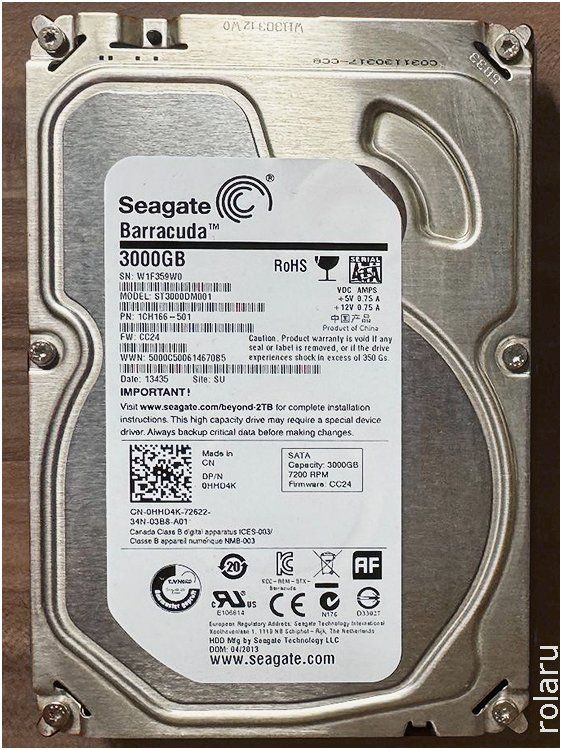 Seagate Dischi rigidi: 3TB / 3000GB Seagate Barracuda - 3.5" – Usato da Baden venduto da Rolaru