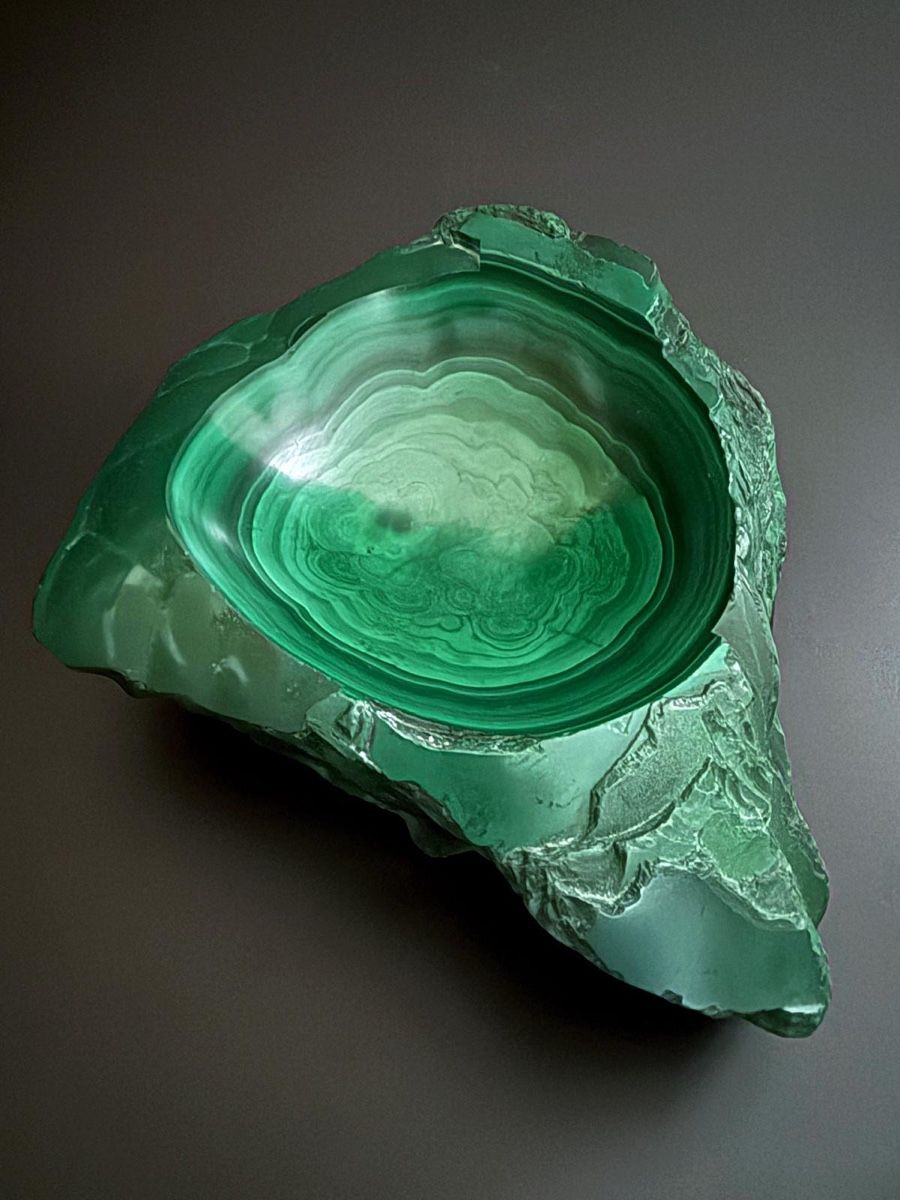 Mineralien & Heilsteine: Malachit Schale - Vide Poche – Gebraucht aus Luzern von downtonabbey 5