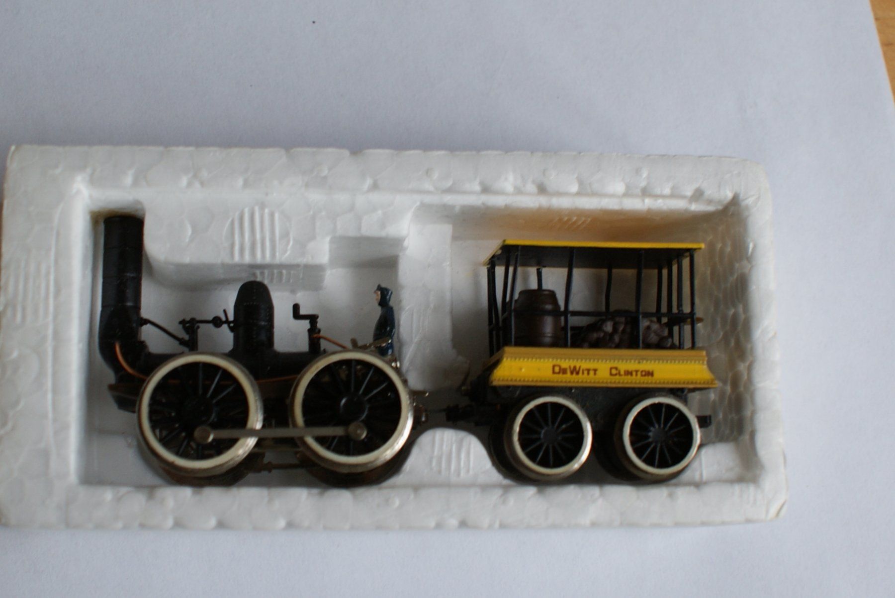 Modellini di ferrovie: DE WITT CLINTON 1831 et 3 wagons – Nuovo (secondo la descrizione) da Morrens VD venduto da alain50 3