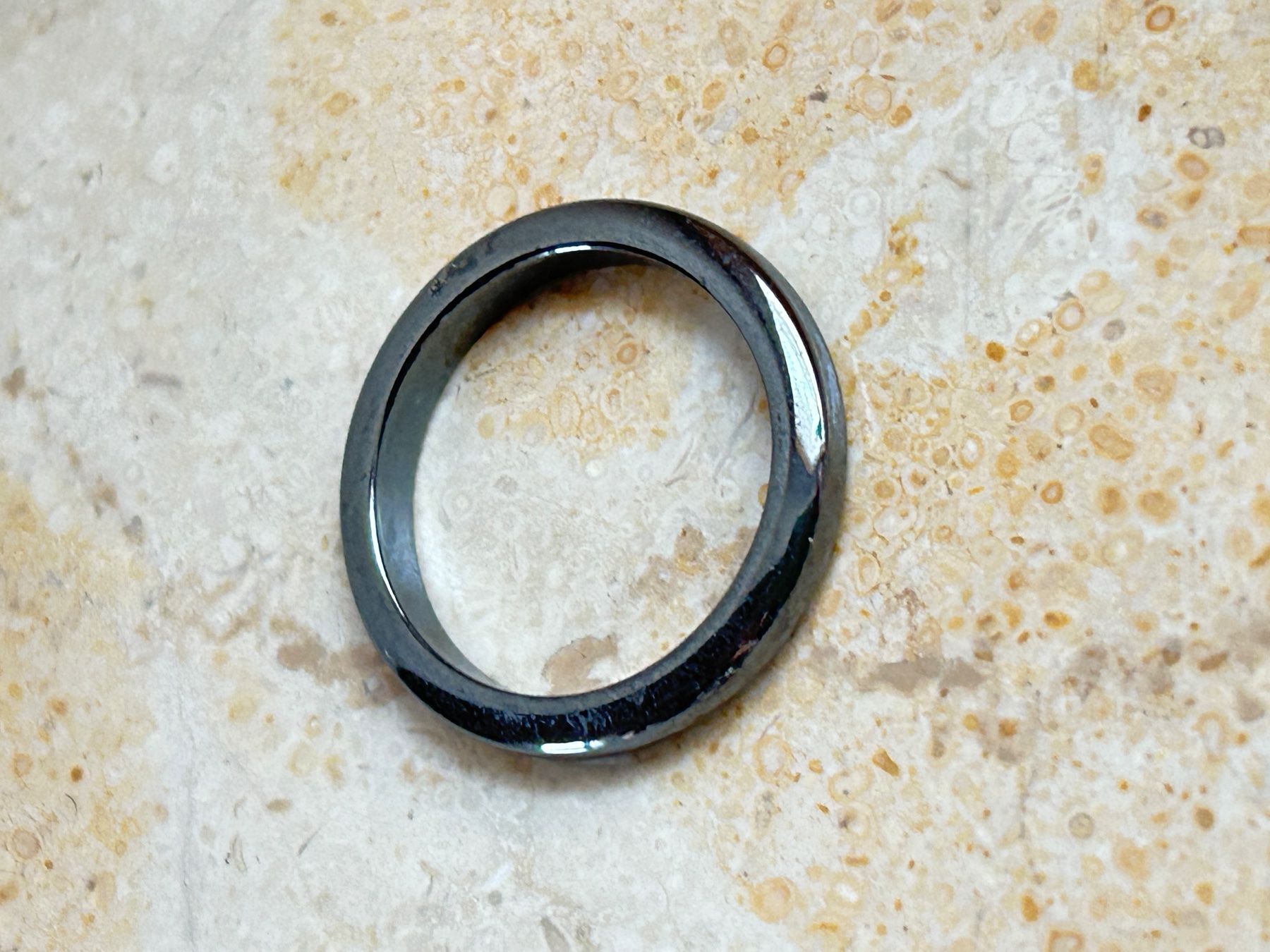 Anelli: Eleganter Hämatit Ring Gr. 52/54 – Usato da Laufen venduto da Bellebellezza 3