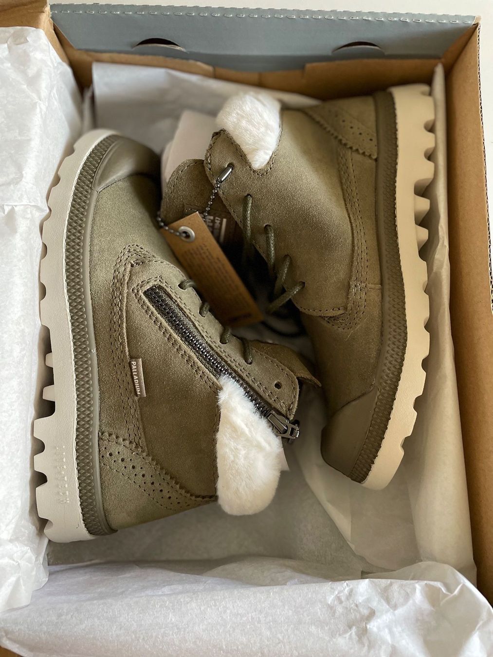 Palladium Scarpe da uomo: NEU! Palladium Boots Gr.30 echtes Leder – Nuovo e nell'imballaggio originale da Felben-Wellhausen venduto da begean 1
