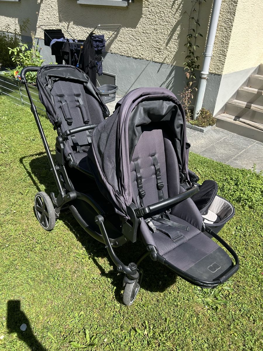 ABC Design Carrozzine: ABC Design Zoom 2 schwarz - Geschwisterwagen – Usato da Kreuzlingen venduto da pka_5rfy