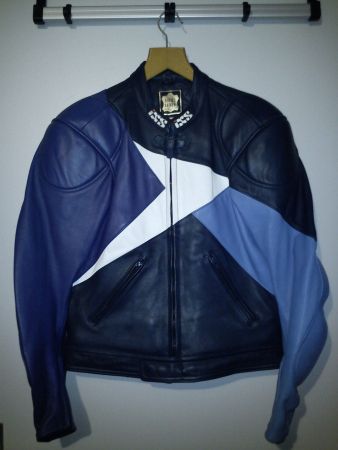 Töff-Lederjacke IXS Gr.52 kl.ausgemessen