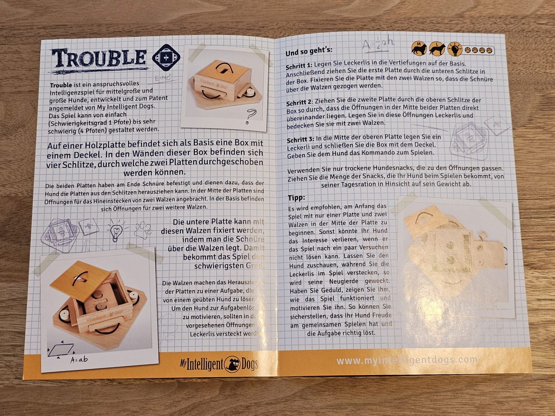 Spielzeuge: Intelligenz Spielzeug Hund Trouble – Neu (gemäss Beschreibung) aus Matzingen von C.Gfeller 4