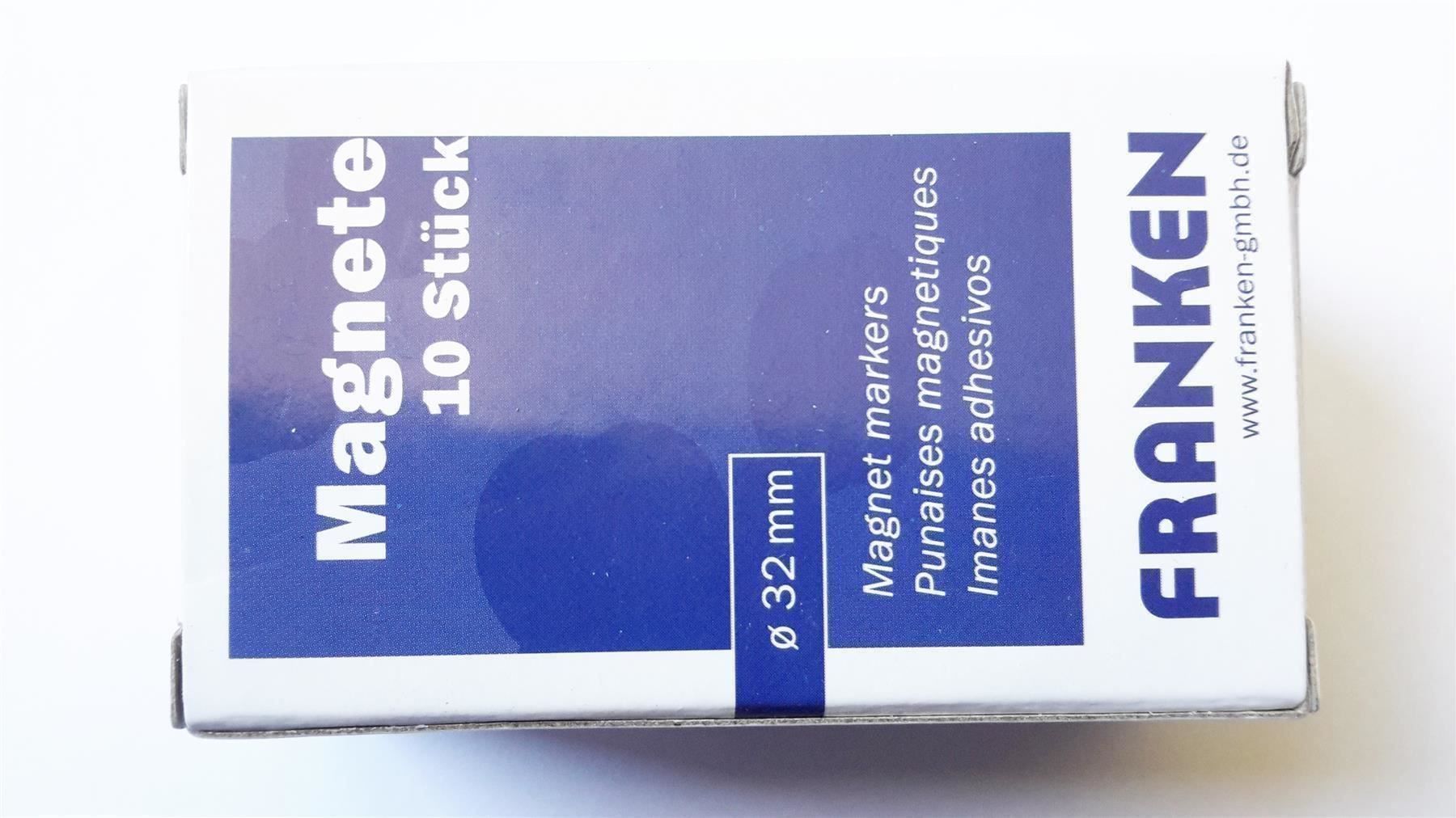 Calamite: Magnete 10 Stück, 32 mm, blau – Nuovo e nell'imballaggio originale da St. Gallen venduto da cointec 4