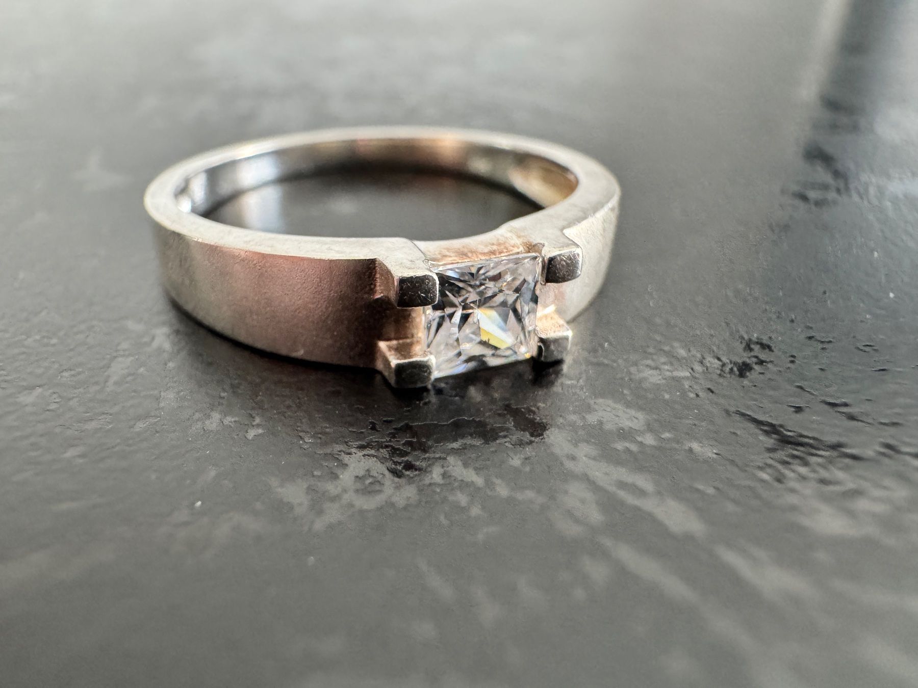 Anelli: Sterling Silber Ring mit Stein, Gr. 56 – Usato da Egg b. Zürich venduto da leroy711 3