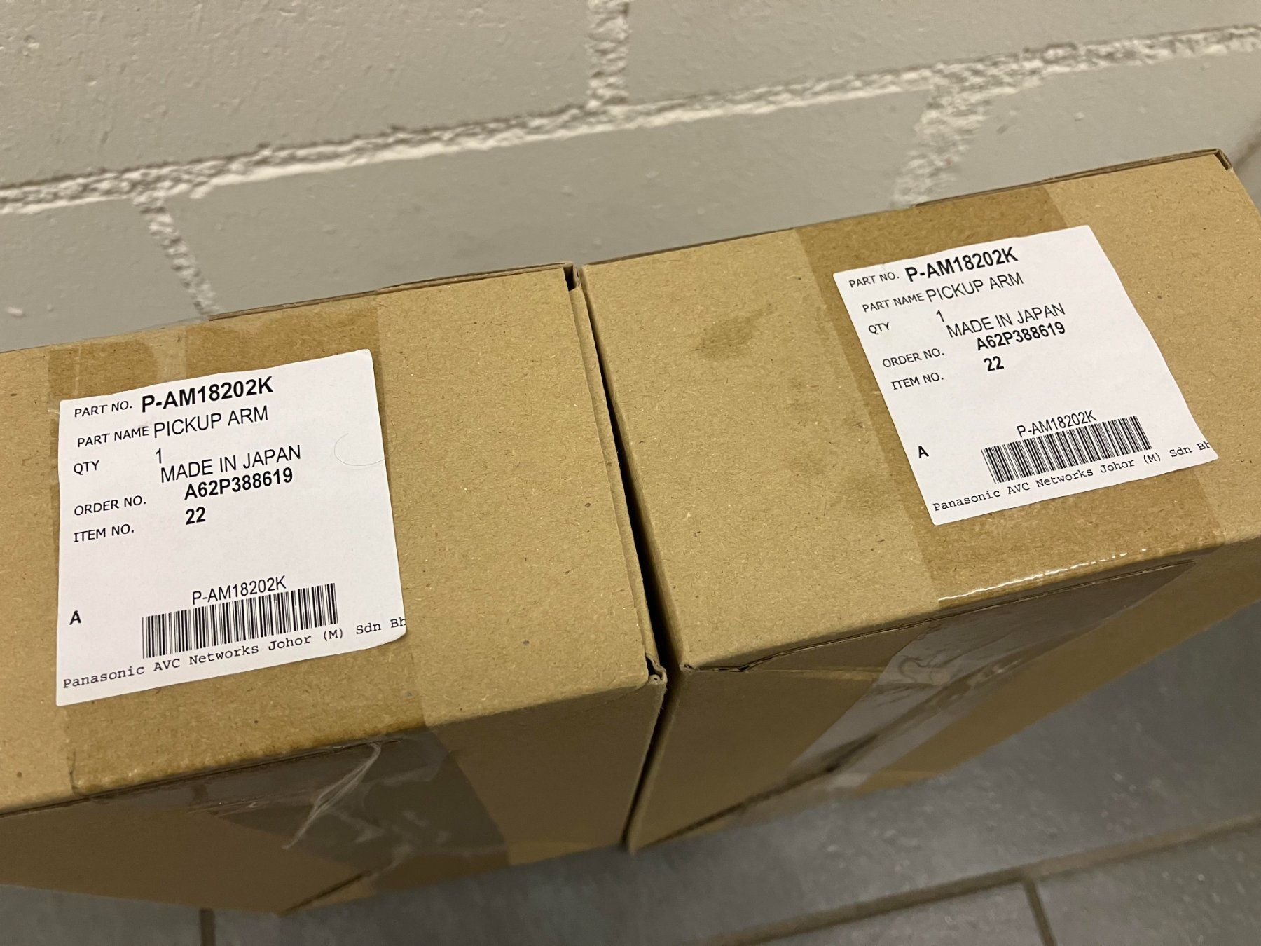 Technics Giradischi: Technics P-AM18202K Tonarm Black MK2 – Nuovo e nell'imballaggio originale da Ruswil venduto da elthorak