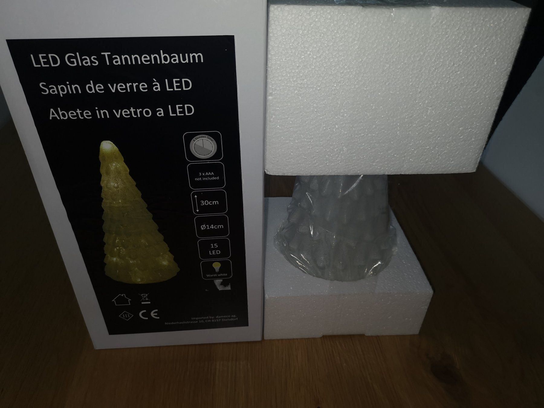 Bicchieri: Sapin de verre à led – Nuovo e nell'imballaggio originale da Granges-Paccot venduto da jokko