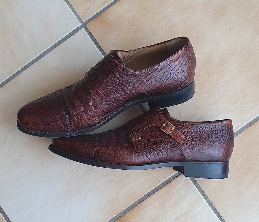 Chaussures hommes: Mocassins alligator marron 45 – D'occasion à Erde par zakleblanc 1