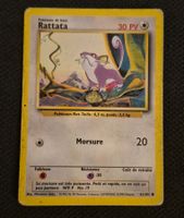 RATTATA 61/102 BASE SET POKEMON VINTAGE 1999 FRANÇAIS