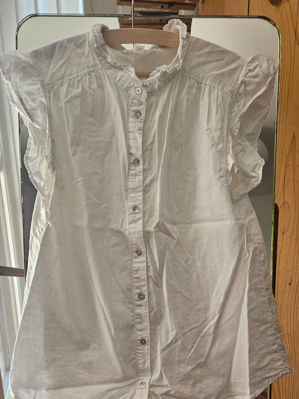 H&M Blusen: Chemisier blanc H&M – Neu (gemäss Beschreibung) aus Baulmes von Emm_g29m 2