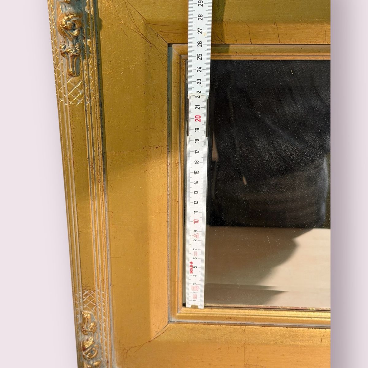 Spiegel: Vintage Gold Ornate Mirror Frame - Shabby Chic Decor – Gebraucht aus Lausanne von artnouveau04 3