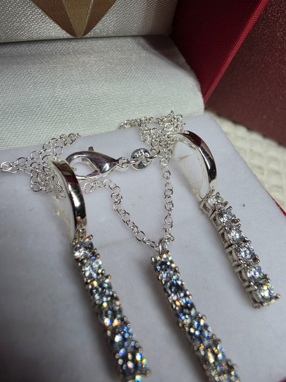 Sonstiger Schmuck: Ensemble argent avec zircons – Neu und originalverpackt aus Reconvilier von Tsma67 4