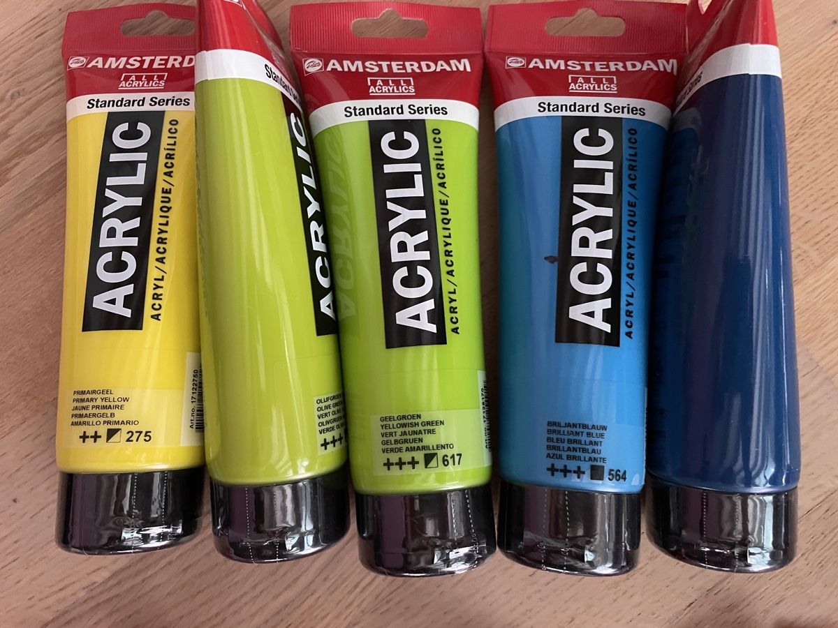 Colori: Acrylfarben Amsterdam  – Usato da Andelfingen venduto da Blumenwiese123 1