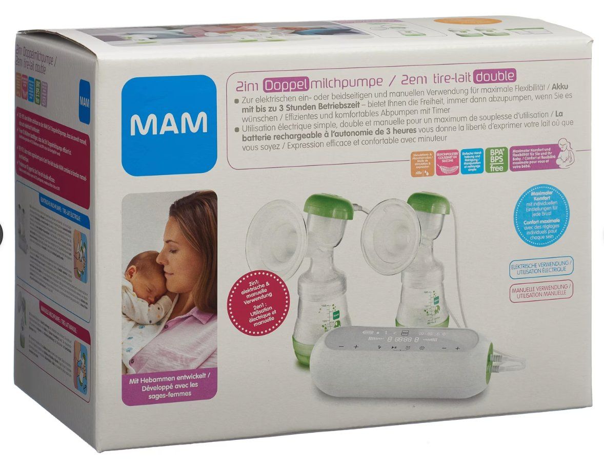 Mam Accessori per l’allattamento: Mam Doppelmilchpumpe – Usato da Rothenburg venduto da sell-to-move 1