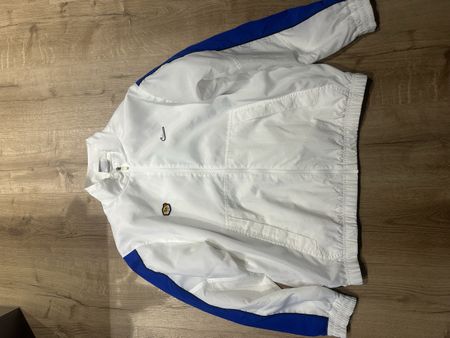 Nike Jacke weiss blau Grösse M in gutem Zustand