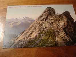 Karte Pilatus Tomlishorn mit Berneralpen, um 1930