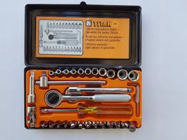 Werkzeugsatz, Steckschlüsselsatz TITAN 34-teilig