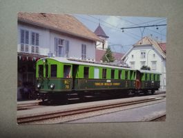 AK Bahn Jura Geschäftskarte an Brown Boveri BBC
