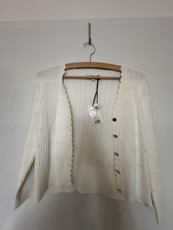 Cardigan Morgan blanc taille M, neuf avec étiquette!