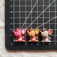 🐸 3 x MAGNET MAUS Kühlschrank Kinderzimmer Büro...